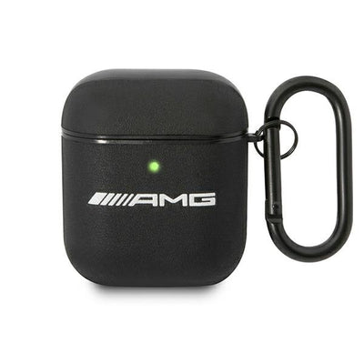 AMG AMA2SLWK AirPods cover black/black Leather — Mercedes