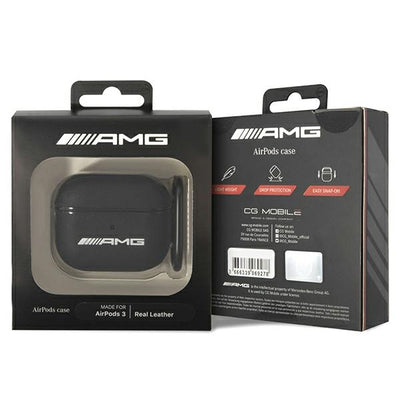 AMG Leather Big Logo case for AirPods 3 - black — Mercedes