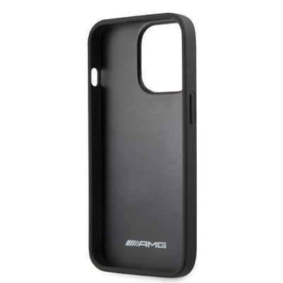 AMG Leather Curved Lines case for iPhone 13 Pro Max - black — Mercedes