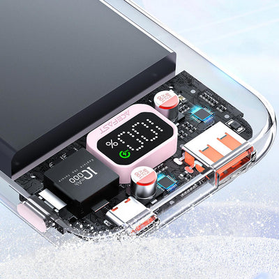 Acefast powerbank 10000mAh Sparkling Series fast charging 30W green (M1)