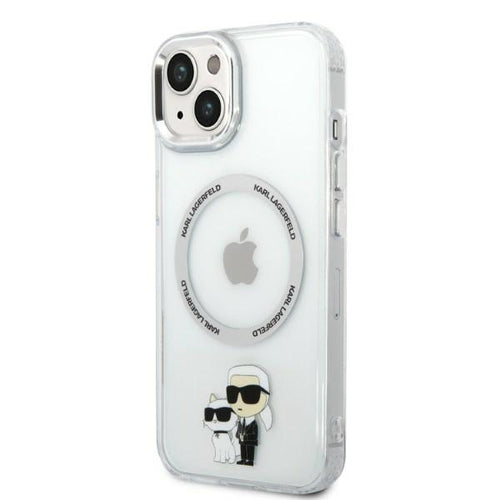 Karl Lagerfeld KLHMP14MHNKCIT iPhone 14 Plus 6.7" hardcase transparent Iconic Karl&Choupette Magsafe