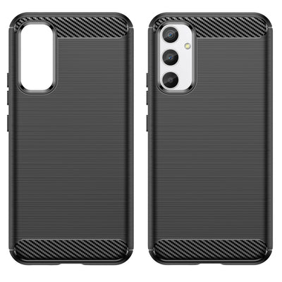 Carbon Case case for Realme 10 Pro flexible silicone carbon cover black — Hurtel