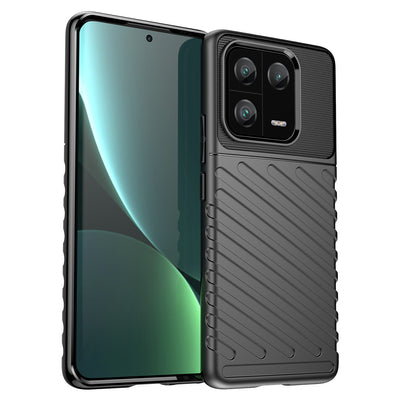 Thunder Case case for Xiaomi 13 Pro silicone armor case black — Hurtel