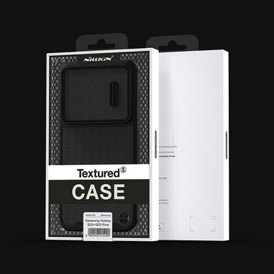 Nillkin Textured S Case for Samsung Galaxy S23, armored cover with camera cover, black