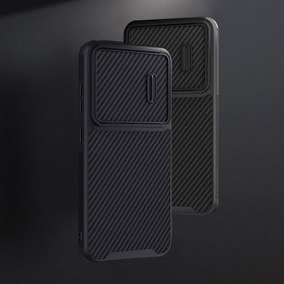 Nillkin Synthetic Fiber S Case for Samsung Galaxy S23, camera cover, black