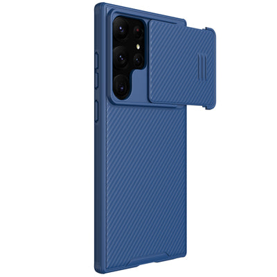 Nillkin CamShield S Case Samsung Galaxy S23 Ultra Armored Cover Camera Protector Blue