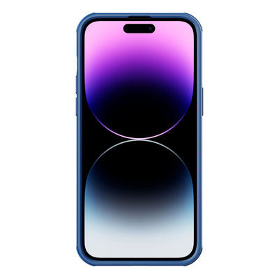 Nillkin CamShield S Case iPhone 14 Pro Max Armored Cover Camera Protector Blue
