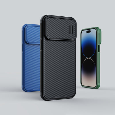 Nillkin CamShield S Case iPhone 14 Pro Max Armored Cover Camera Protector Black