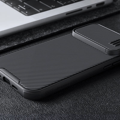 Nillkin CamShield S Case iPhone 14 Pro Max Armored Cover Camera Protector Black