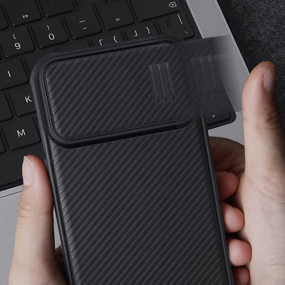 Nillkin CamShield S Case iPhone 14 Pro Max Armored Cover Camera Protector Black