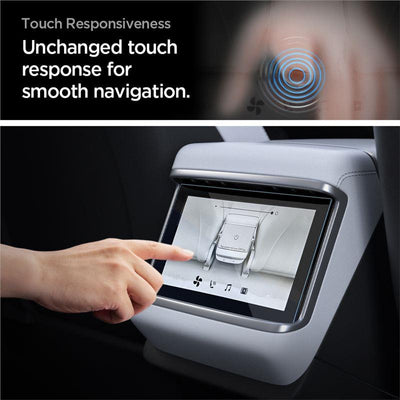 Spigen Glas.tR Slim Tempered Glass for Tesla Model X 2022 / Model S 2021 - Black