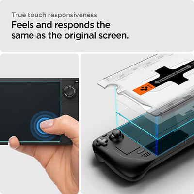 Spigen Glas.tR EZ Fit Tempered Glass for Steam Deck