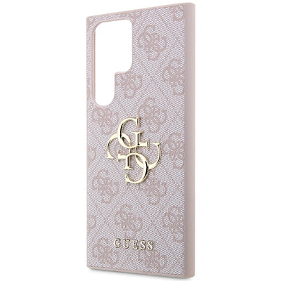 Guess GUHCS23L4GMGPI S23 Ultra S918 pink/pink hardcase 4G Big Metal Logo