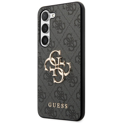 Guess GUHCS23S4GMGGR S23 S911 grey/grey hardcase 4G Big Metal Logo