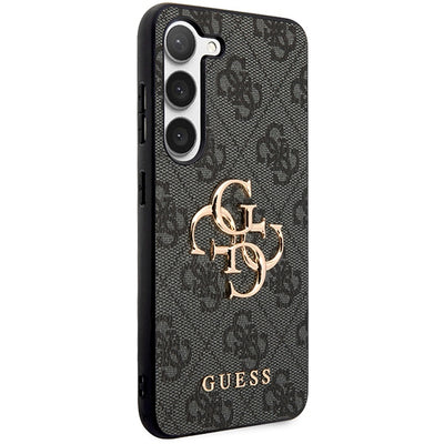 Guess GUHCS23S4GMGGR S23 S911 grey/grey hardcase 4G Big Metal Logo