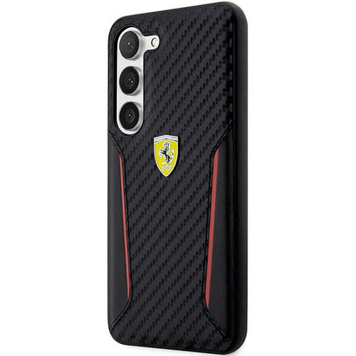 Ferrari FEHCS23MNPYK S23+ S916 black/black hardcase Carbon Contrast Edges