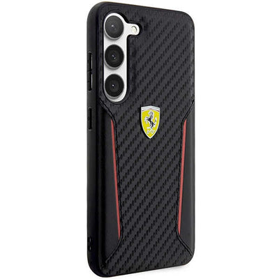 Ferrari FEHCS23MNPYK S23+ S916 black/black hardcase Carbon Contrast Edges