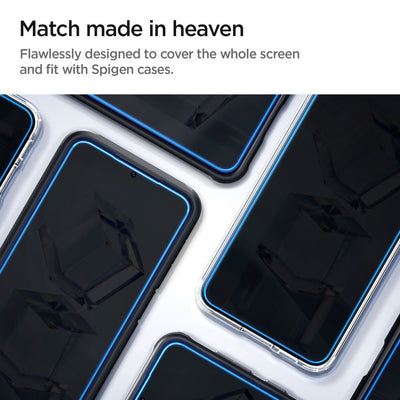 Spigen Glas.tR EZ Fit Tempered Glass for Samsung Galaxy S23 - 2 pcs.