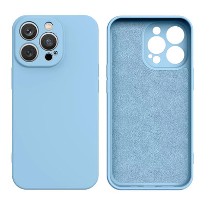 Silicone case for Samsung Galaxy A14 5G / Galaxy A14 silicone cover light blue — Hurtel