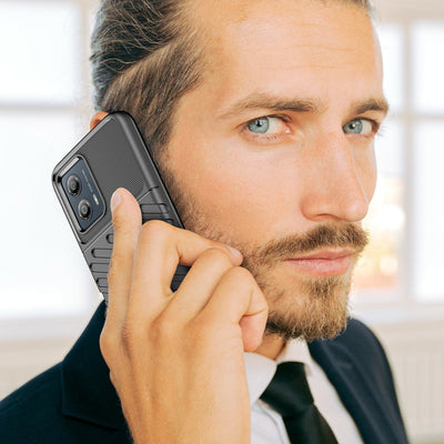 Thunder Case case for Motorola Moto G53 silicone armor case black — Hurtel