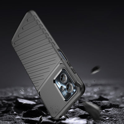 Thunder Case case for Motorola Moto G13 silicone armor case black — Hurtel