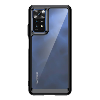 Outer Space Case for Xiaomi Poco X5 5G / Redmi Note 12 5G cover with flexible frame black — Hurtel