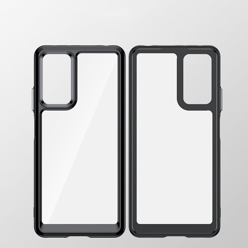 Outer Space Case for Xiaomi Poco X5 5G / Redmi Note 12 5G cover with flexible frame black — Hurtel