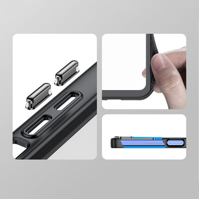 Outer Space Case for Xiaomi Poco X5 5G / Redmi Note 12 5G cover with a flexible frame blue — Hurtel