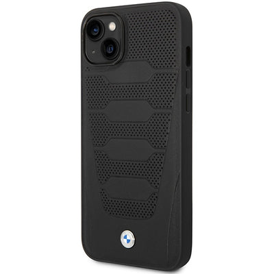 Case BMW BMHCP14S22RPSK iPhone 14 6.1" black/black Leather Seats Pattern