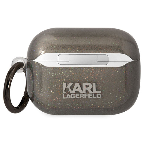 Karl Lagerfeld KLAPHNKCTGK Airpods Pro cover black/black Gliter Karl&Choupette