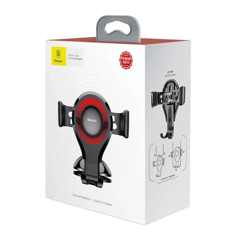 Baseus Osculum gravitational phone holder (red) - Product Image 6