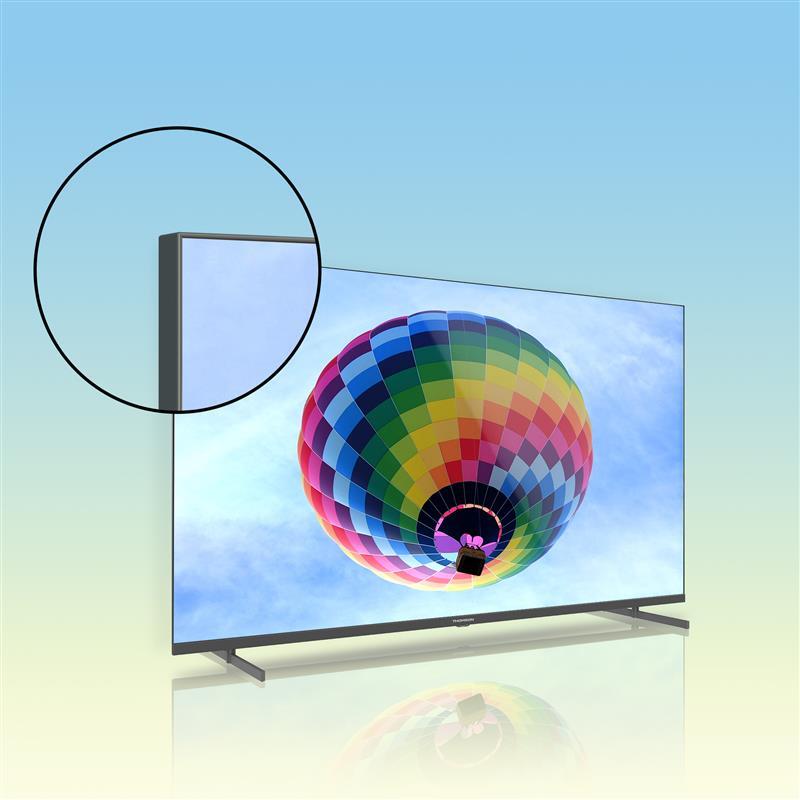 TV Set THOMSON 43" 4K/Smart QLED 3840x2160 Wireless LAN Bluetooth Google TV Black 43QG4S14