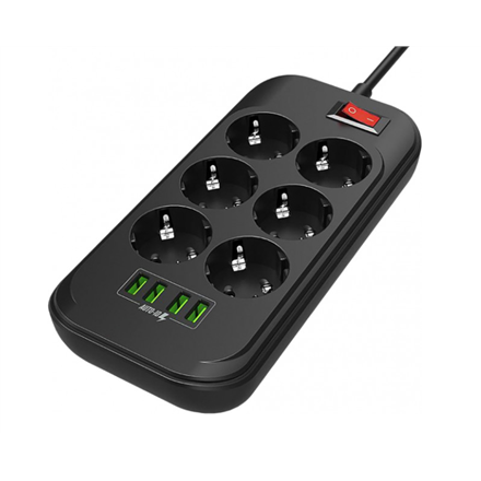 ColorWay | 10 A | Power Socket | CW-CHE64B | 17 W