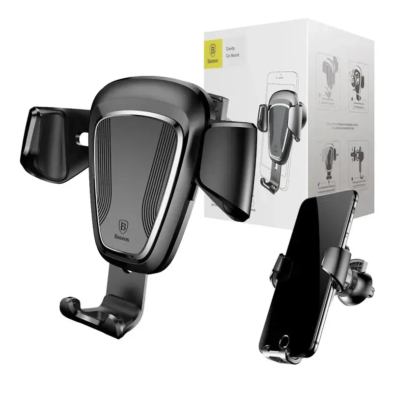 Baseus gravitational grip on the car grid - black - Product Image 10