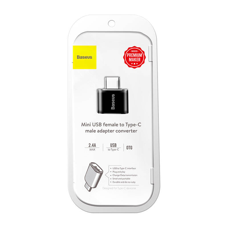 Baseus Micro USB to USB Type-C adapter - black - Product Image 7