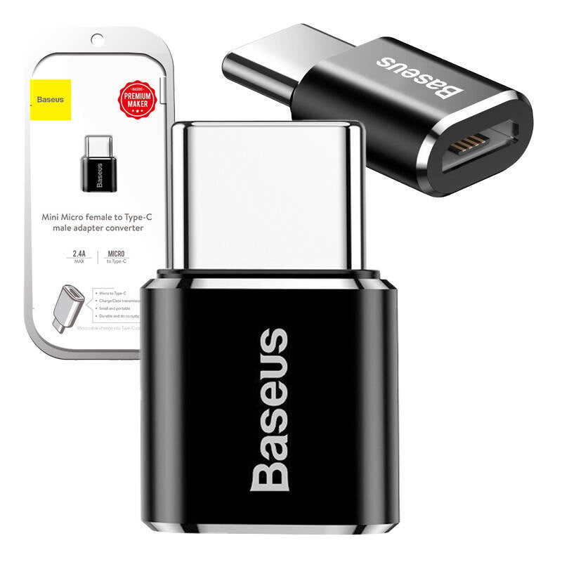 Baseus Micro USB to USB Type-C adapter - black - Product Image 9