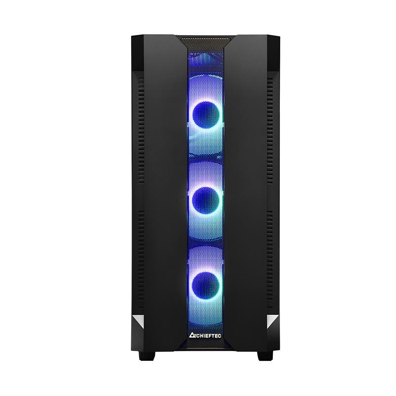 Case CHIEFTEC HUNTER MidiTower Not included ATX MiniITX Colour Black GS-01B-OP