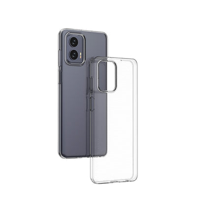 Ultra Clear 0.5mm case for Motorola Moto G73 5G thin cover transparent — Hurtel