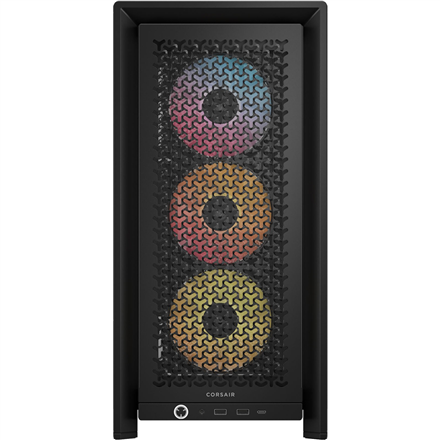 Corsair PC Case | Frame 4000D RS ARGB Modular | Black | Mid-Tower