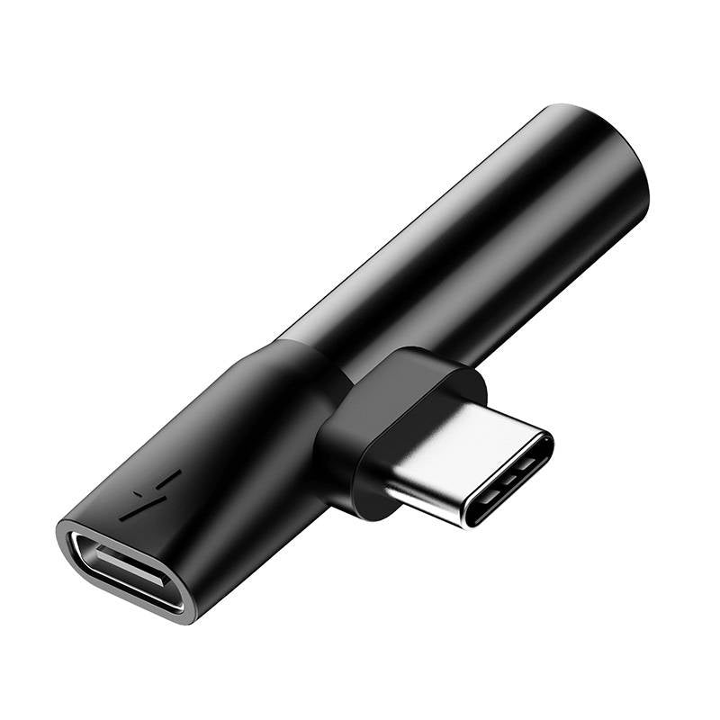 Baseus Audio Adapter USB-C to Mini Jack 3.5mm + USB-C (black) - Product Image 3