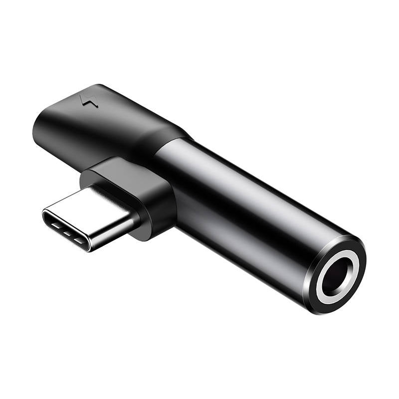Baseus Audio Adapter USB-C to Mini Jack 3.5mm + USB-C (black) - Product Image 6