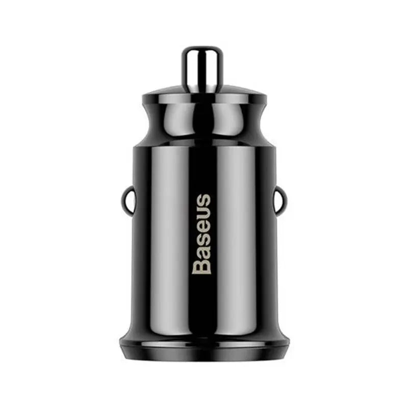Ładowarka samochodowa Baseus Grain 2x USB 5V 3.1A (czarna) - Product Image 1