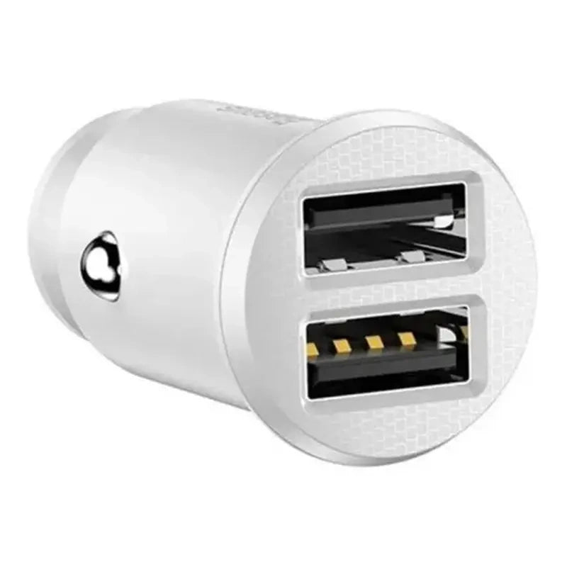 Baseus Grain Car Charger 2x USB 5V 3.1A (white) - Product Image 4
