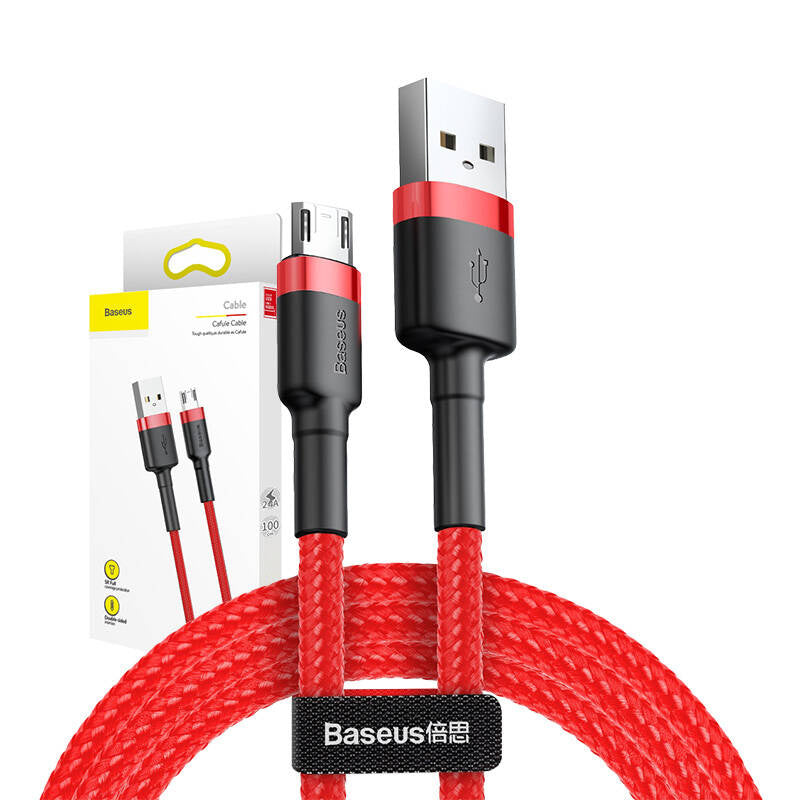 Baseus Cafule Micro USB cable 2.4A 1m (Red) - Product Image 7