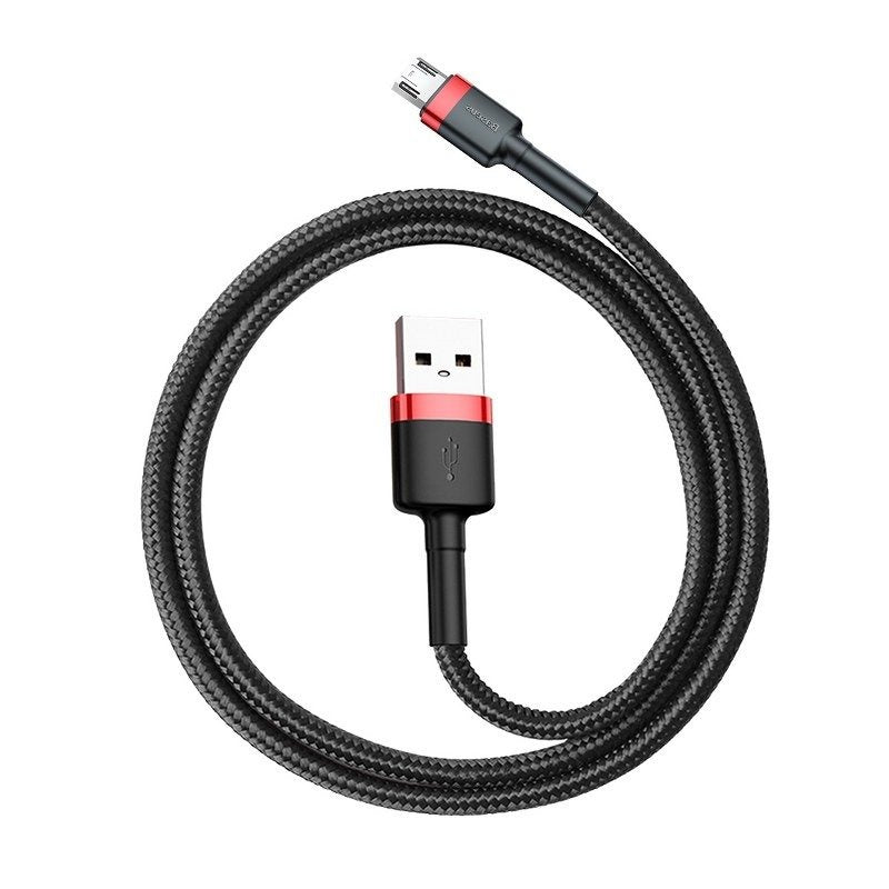 Baseus Cafule Micro USB cable 2.4A 1m (Red+ Black) - Product Image 3