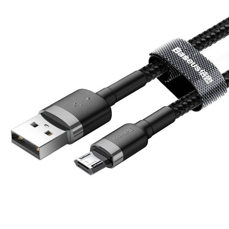 Baseus Cafule Micro USB cable 1.5A 2m (Gray + Black) - Product Image 5