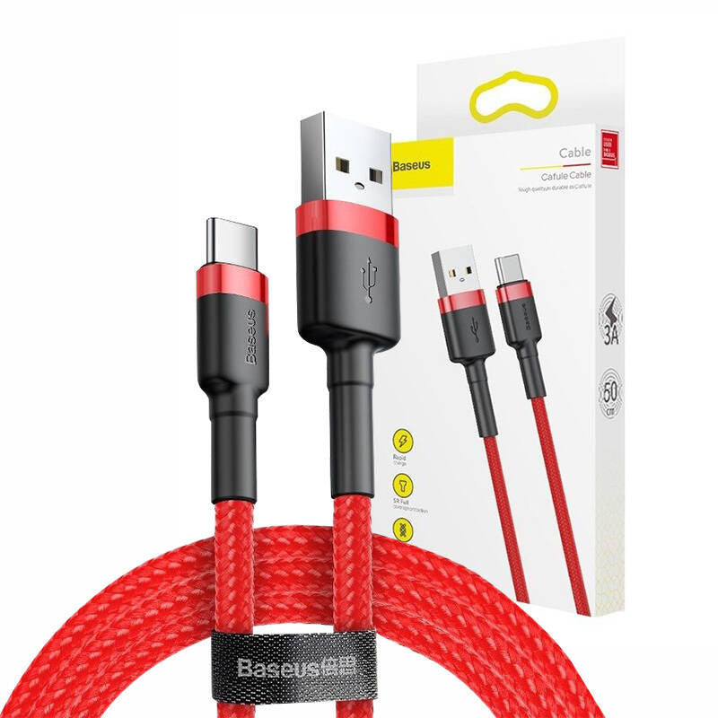 Baseus Cafule cable USB-C 2A 2m (Red) - Product Image 7