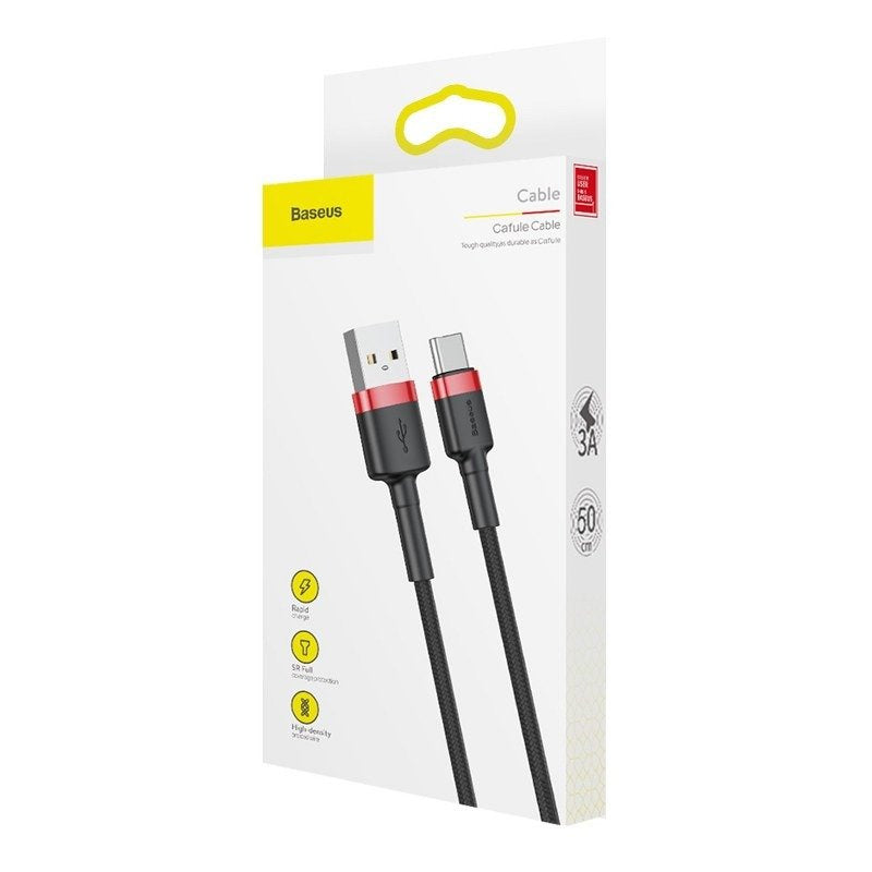 Baseus Cafule cable USB-C 2A 2m (Red+Black) - Product Image 6