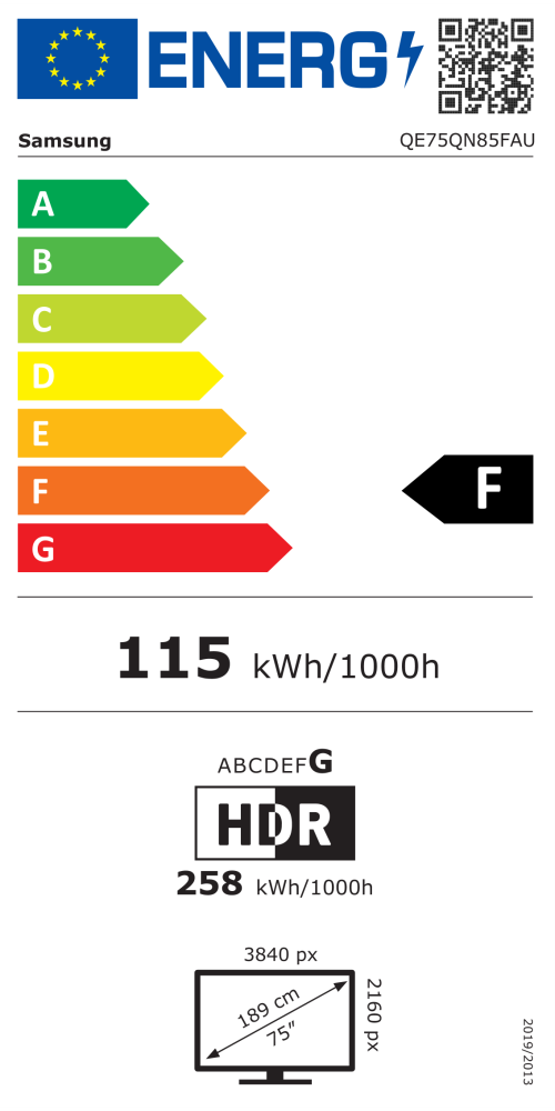 SAMSUNG QE75QN85FAUXXH TV