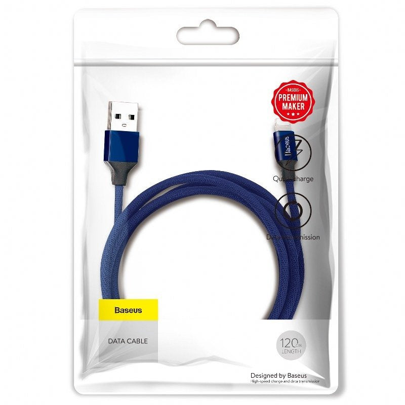 Baseus Yiven Lightning Cable 120cm 2A (Blue) - Product Image 6